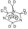 HEXAMETHYLENETETRAMINE-D12 Struktur