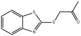 2-Propanone,1-(2-benzothiazolylthio)-(8CI,9CI) Struktur