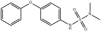 N,N-dimethyl-N'-(4-phenoxyphenyl)sulfamide Struktur