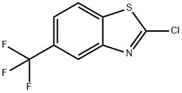 2-CHLORO-5-(TRIFLUOROMETHYL)-1,3-BENZOTHIAZOLE Struktur