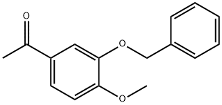 Ethanone, 1-[4-Methoxy-3-(phenylMethoxy)phenyl]- Struktur