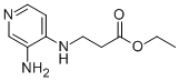 3-(3-AMINOPYRIDIN-4-YLAMINO)PROPIONIC ACID ETHYL ESTER Struktur