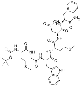 BOC-CHOLECYSTOKININ OCTAPEPTIDE (3-8)|BOC-MET-GLY-TRP-MET-ASP-PHE-NH2