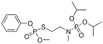 Phosphorothioic acid S-[2-[(diisopropoxyphosphinyl)(methyl)amino]ethyl]O-methyl O-phenyl ester Struktur