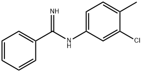 N-(3-Chloro-p-tolyl)benzamidine Struktur