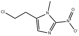 5-(2-Chloroethyl)-1-methyl-2-nitro-1H-imidazole Struktur