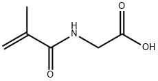 N-Methacryloylglycine Struktur