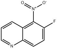 6-FLUORO-5-NITROQUINOLINE Struktur