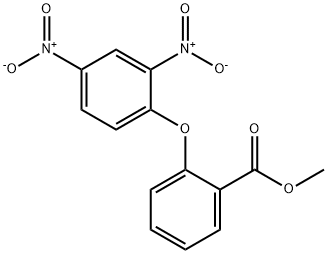 methyl 2-(2,4-dinitrophenoxy)benzoate Struktur