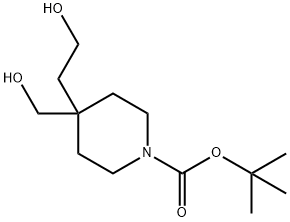 1-Piperidinecarboxylic acid, 4-(2-hydroxyethyl)-4-(hydroxyMethyl)-, 1,1-diMethylethyl ester