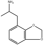 1-(2,3-methylenedioxyphenyl)-2-aminopropane Struktur