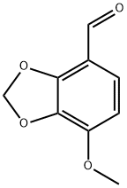 7-Methoxy-1,3-benzodioxole-4-carbaldehyde Struktur