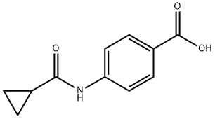 4-(環(huán)丙甲酰氨基)苯甲酸, 23745-26-8, 結(jié)構(gòu)式