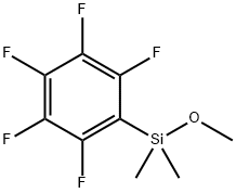 Methoxydimethyl(pentafluorophenyl)silane Struktur