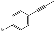 1-Bromo-4-(1-propynyl)benzene Struktur