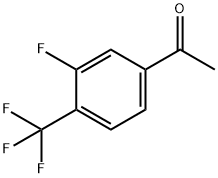 3'-FLUORO-4'-(TRIFLUOROMETHYL)ACETOPHENONE Struktur