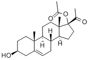 17-ACETOXYPREGNENOLONE Struktur