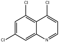 4,5,7-トリクロロキノリン 化學(xué)構(gòu)造式