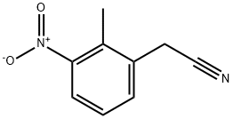 2-METHYL-3-NITROBENZYL CYANIDE Structure