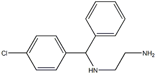 N-[(4-Chlorophenyl)phenylmethyl]ethylenediamine Struktur