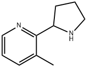 3-METHYL-2-(PYRROLIDIN-2-YL)PYRIDINE Struktur