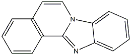 benzimidazo(2,1-a)isoquinoline Struktur