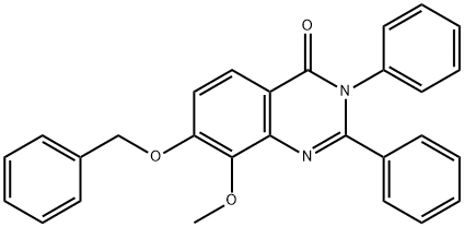 4(3H)-Quinazolinone,  7-(benzyloxy)-8-methoxy-2,3-diphenyl-  (8CI) Struktur