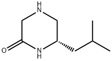 Piperazinone, 6-(2-methylpropyl)-, (6S)- (9CI) Struktur