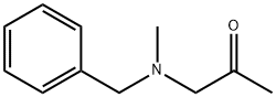 (Benzylmethylamino)acetone Struktur