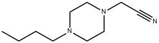 1-Piperazineacetonitrile,4-butyl-(9CI) Struktur