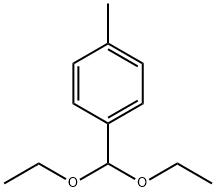 p-(diethoxymethyl)toluene Struktur