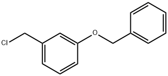 1-BENZYLOXY-3-CHLOROMETHYL-BENZENE Structure