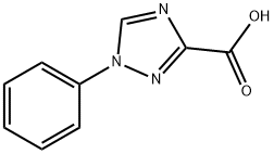 1-苯基-1H-[1,2,4]三唑-3-甲酸 結(jié)構(gòu)式