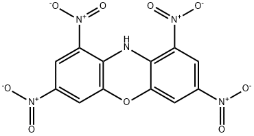 1,3,7,9-Tetranitro-10H-phenoxazine Struktur