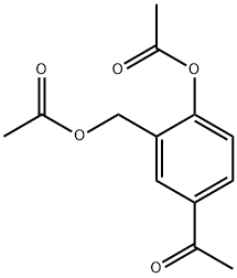 4-Acetoxy-3-acetoxymethylacetophenone Structure