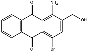 1-Amino-4-bromo-2-(hydroxymethyl)anthraquinone Struktur