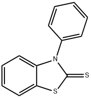 3-Phenylbenzothiazole-2(3H)-thione Struktur