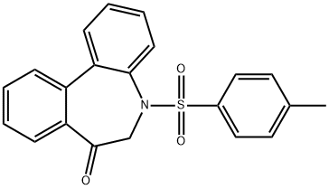 5,6-Dihydro-5-(p-tolylsulfonyl)-7H-dibenz[b,d]azepin-7-one Struktur