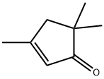 3,5,5-Trimethyl-2-cyclopenten-1-one Struktur