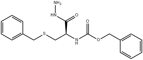 N-[(Benzyloxy)carbonyl]-S-benzyl-L-cysteine hydrazide Struktur