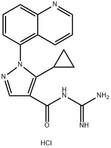 ZONIPORIDE DIHYDROCHLORIDE Struktur