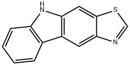 5H-Thiazolo[5,4-b]carbazole(9CI) Struktur