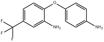 2-(4-Aminophenoxy)-5-(trifluoromethyl)benzenamine Struktur