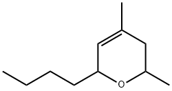 6-BUTYL-3,6-DIHYDRO-2,4-DIMETHYL-2H-PYRAN Structure