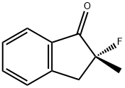 1H-Inden-1-one,2-fluoro-2,3-dihydro-2-methyl-,(2R)-(9CI) Struktur