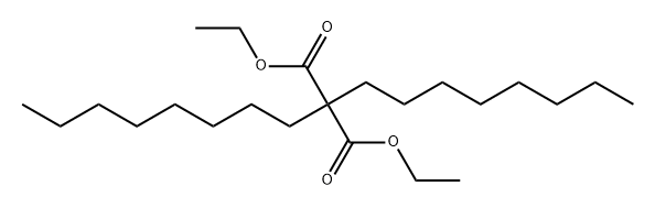 DIETHYL DIOCTYLMALONATE Struktur