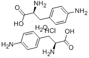 4-AMINO-L-PHENYLALANINE HYDROCHLORIDE HEMIHYDRATE Struktur