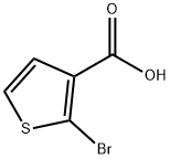 2-BROMO-3-THIOPHENECARBOXYLIC ACID Struktur