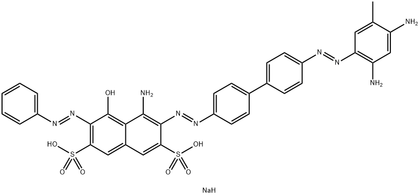 CHLORAZOL BLACK LF Struktur