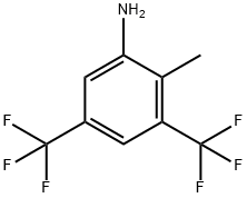 2-METHYL-3,5-DI(TRIFLUOROMETHYL)ANILINE Struktur